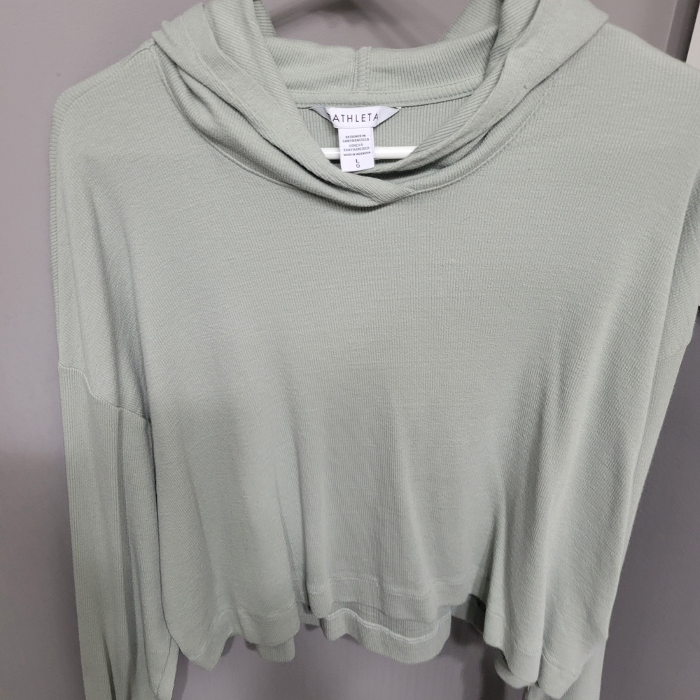 Athleta Light Green Hoodie